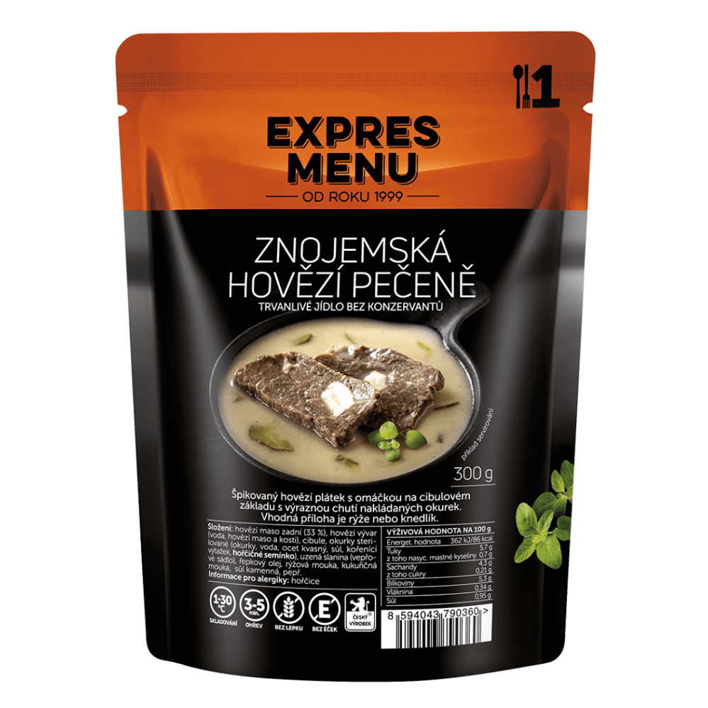 E-shop EXPRES MENU Znojemská hovězí pečeně 1 porce