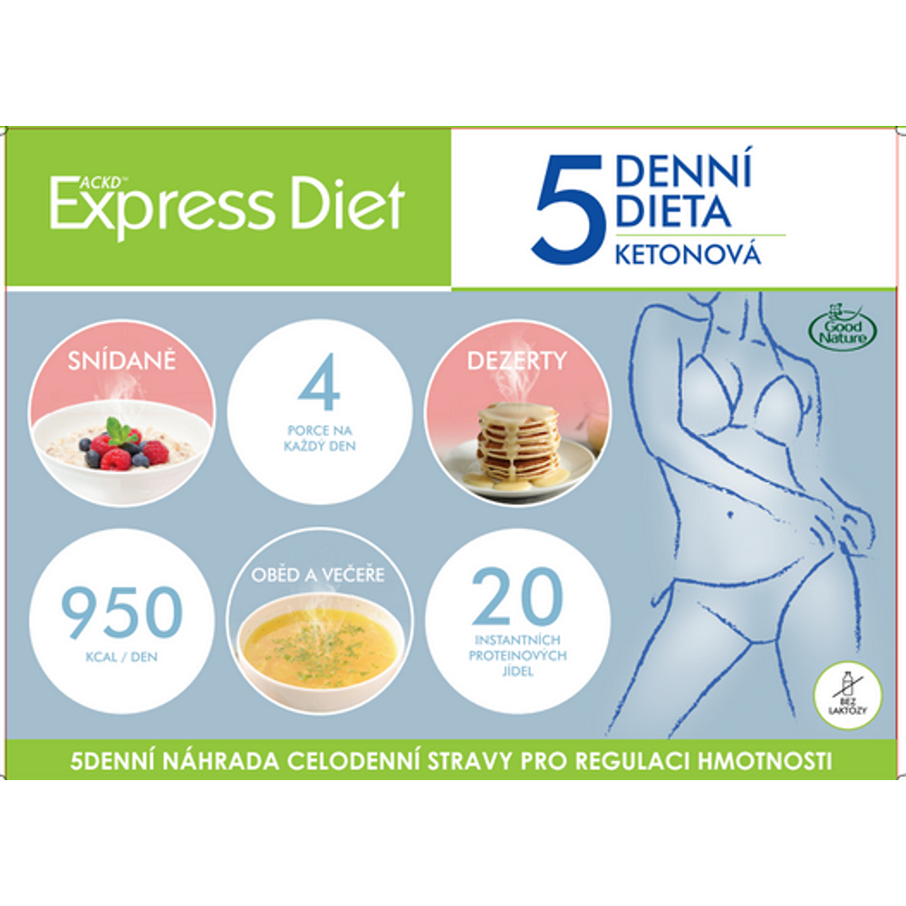 E-shop EXPRESS DIET 5denní proteinová dieta na hubnutí 20 jídel