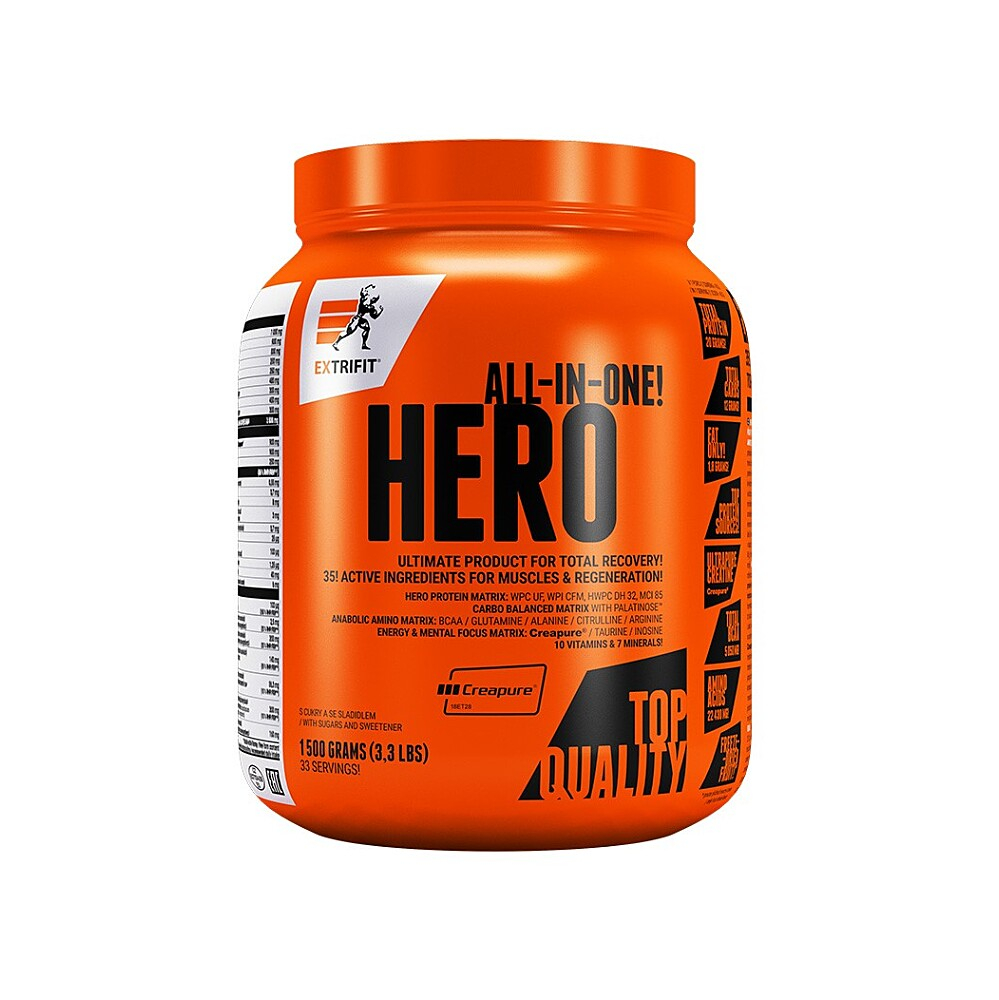 Extrifit Hero regenerace a růst svalů příchuť Vanilla 1500 g