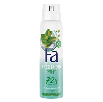 FA Fresh & Dry zelený čaj antiperspirant 150 ml (Tělové spreje) - Tělové