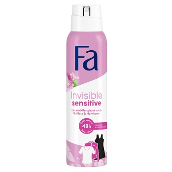 FA deodorant Invisible Sensitive 150 ml (Tělové spreje) - Tělové