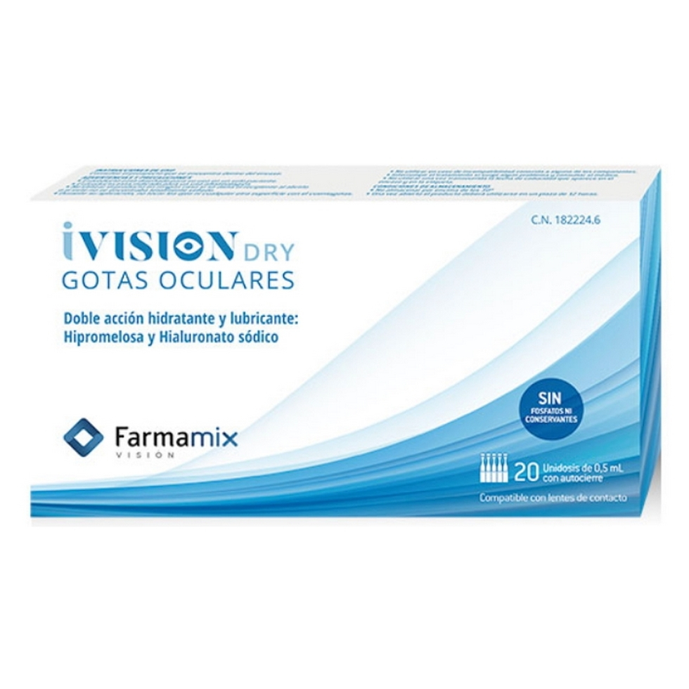 Levně FARMAMIX iVision dry umělé slzy 0,5 ml 20 kusů