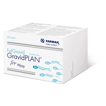 FARMAX FolGravid GravidPLAN for men 60 tablet, expirace