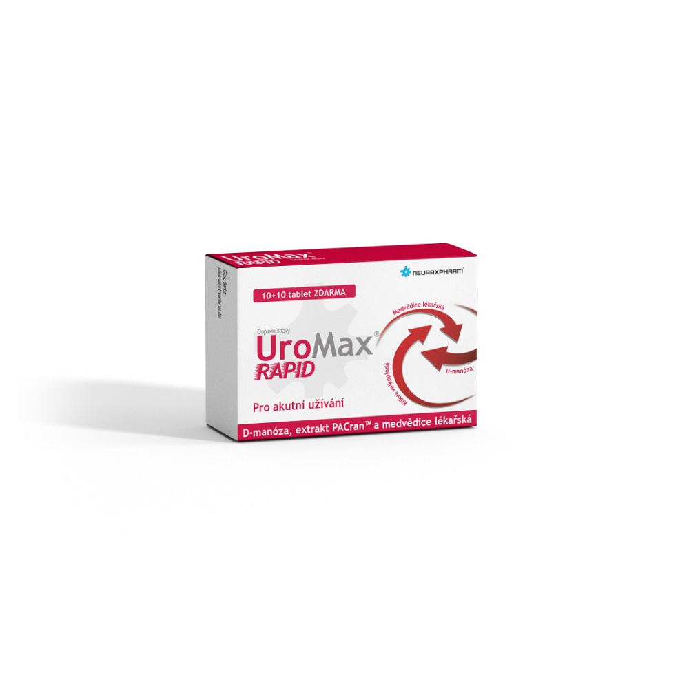Levně UROMAX Rapid 10 +10 tablet ZDARMA