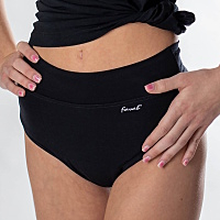 FAVAB Micromodalové menstruační a inkontinenční kalhotky LINA černé, Velikost: M