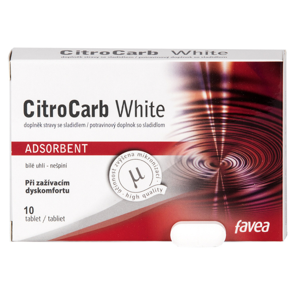 FAVEA CitroCarb White 10 tablet
