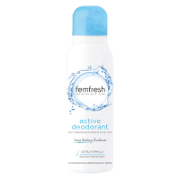 FEMFRESH Intimní deodorant Active s ionty stříbra 125 ml