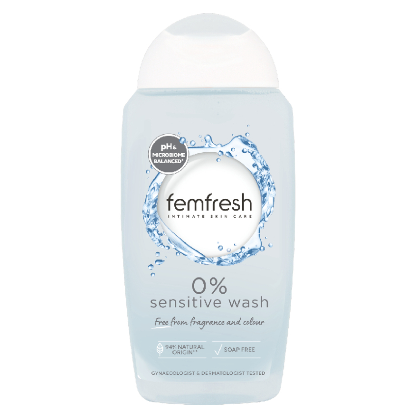 E-shop FEMFRESH Intimní mycí emulze Sensitive bez parfemace 250 ml