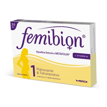 FEMIBION 1 s vitaminem D3 a jódem 30 tablet
