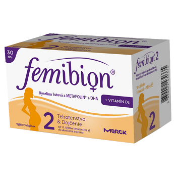 FEMIBION 2 s vitaminem D3 30 tablet + 30 tobolek