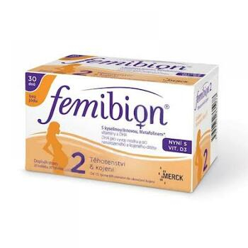 FEMIBION 2 s vitaminem D3 bez jódu 30 tablet + 30 tobolek