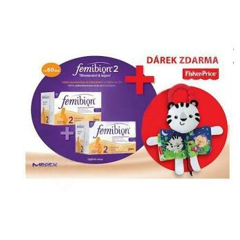FEMIBION 2 s vitaminem D3 Dvojbalení + knížka do kočárku - tygřík ZDARMA : Výprodej