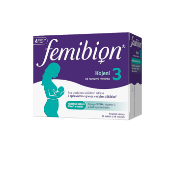 FEMIBION 3 Kojení 28 tablet + 28 tobolek (Kyselina listová) - Vícesložkové