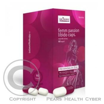 Femm Passion libido 60 kapslí (Doplňky stravy pro potenci, erekci) - Přírodní, Bylinné