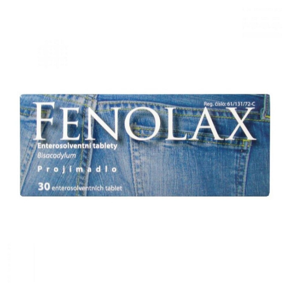 E-shop FENOLAX proti zácpě 5mg 30 tablet