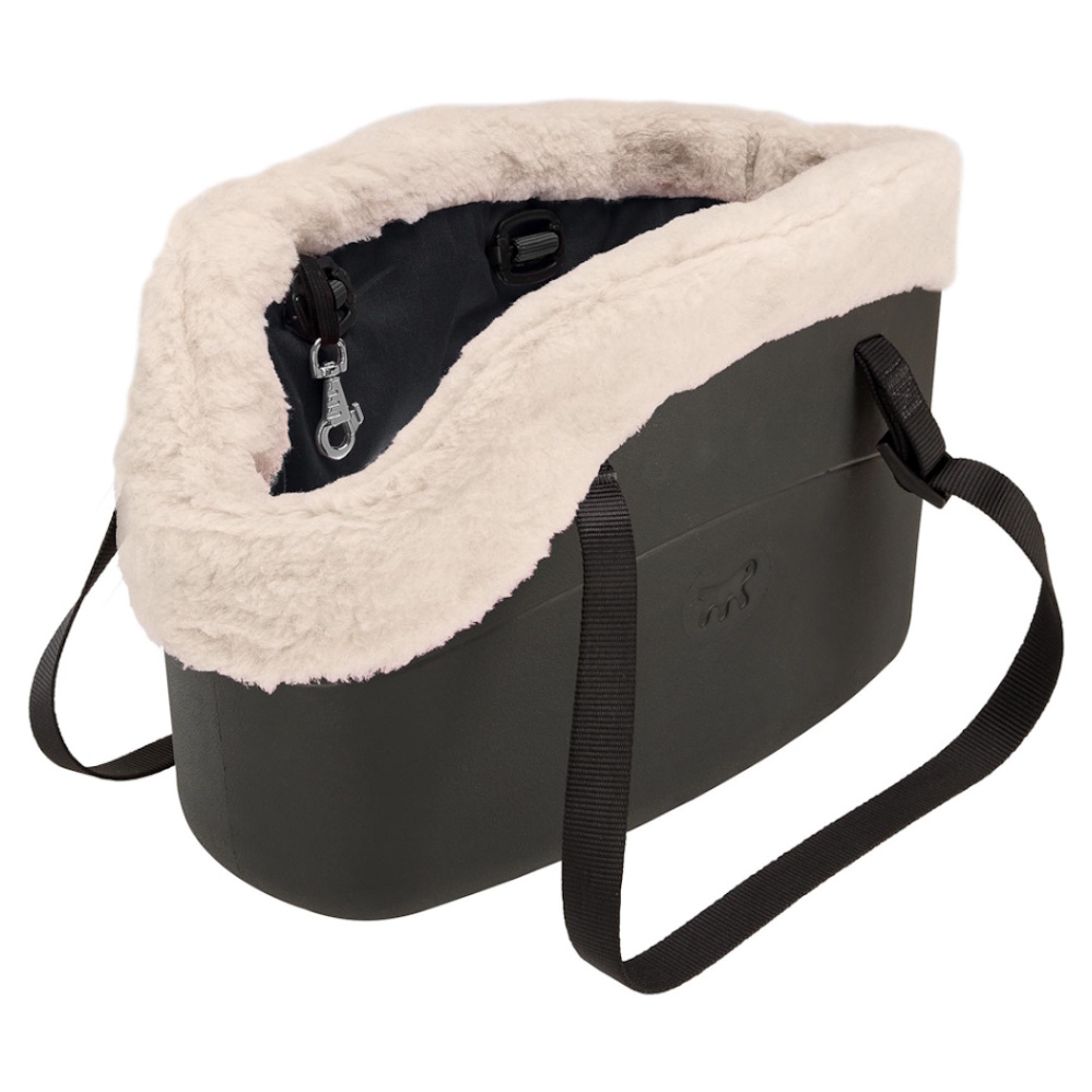 E-shop FERPLAST WithMe Winter cestovní taška na psa do 8 kg černá 43x21x27 cm