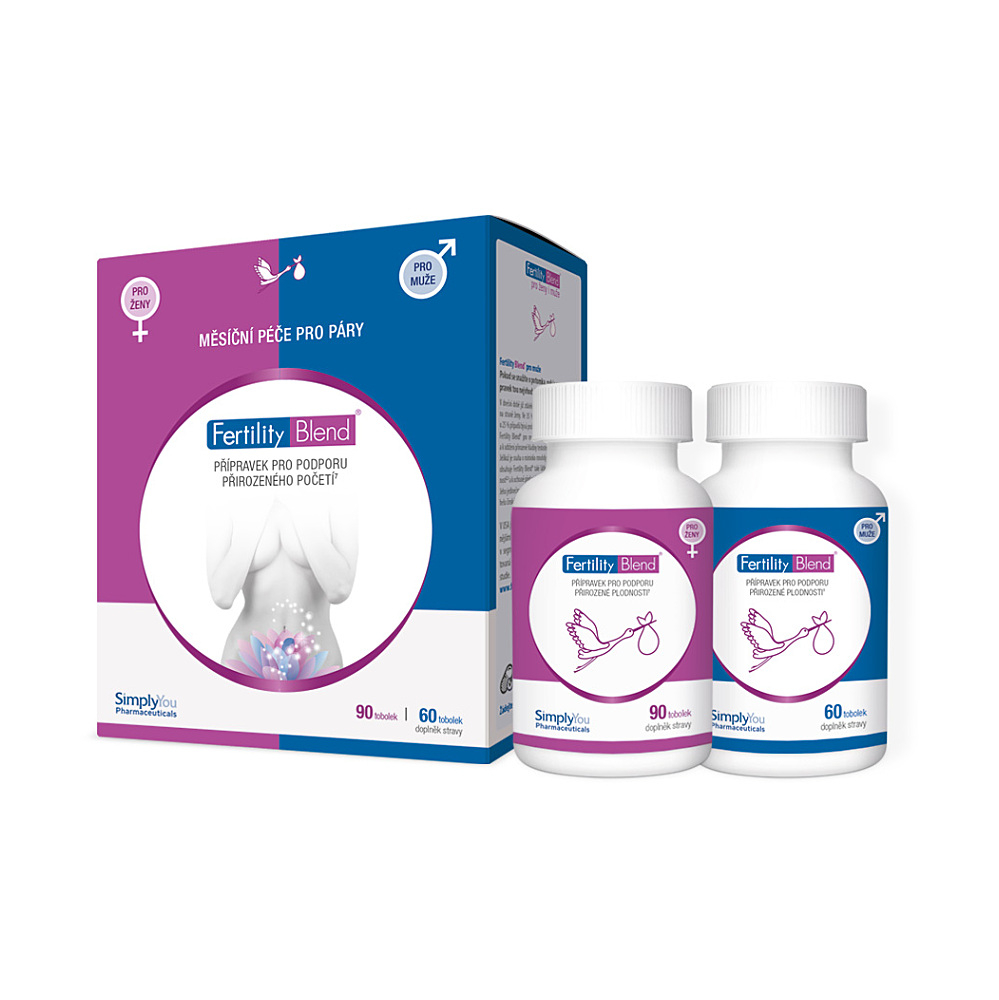 FERTILITY BLEND pro páry ženy a muži 90 + 60 tobolek