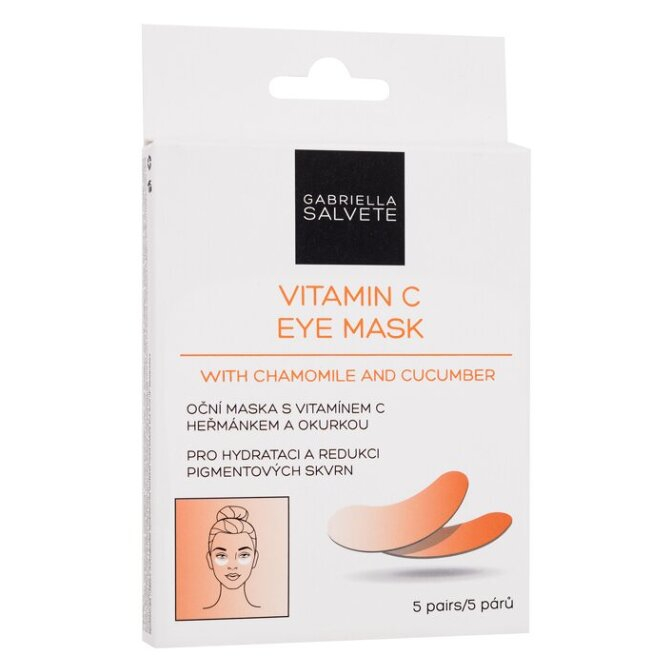Levně GABRIELLA SALVETE Maska na oči Vitamin C 5 kusů