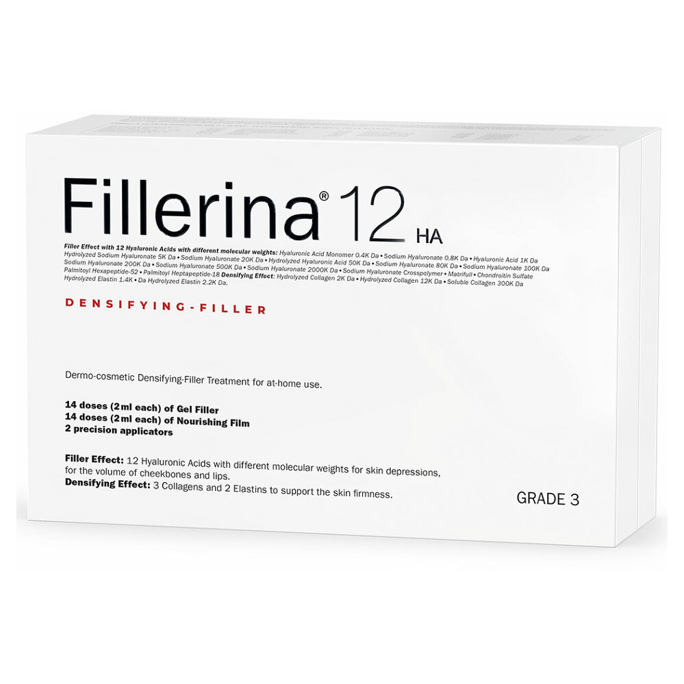Levně FILLERINA 12HA pleťová péče s vyplňujícím účinkem (stupeň 3) 2 x 28 ml