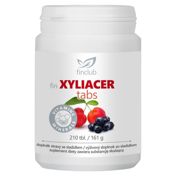 FINCLUB Xyliacertabs 210 tablet (Vitamín C) - Vícesložkové, Přírodní