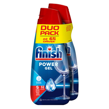FINISH All-in-1 Gel do myčky na nádobí Shine & Protect 2 x 650 ml