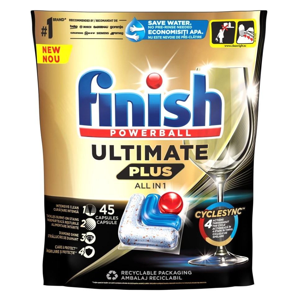 E-shop FINISH Ultimate Plus All in 1 Kapsle do myčky nádobí 45 ks
