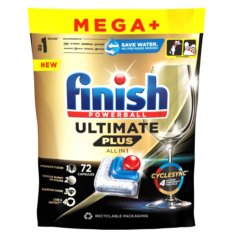 E-shop FINISH Ultimate Plus All in 1 Kapsle do myčky nádobí 72 ks
