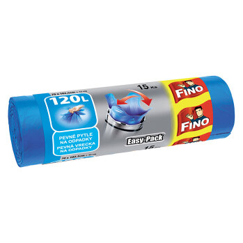 FINO Easy Pack Pytle na odpad 120 l, 22µ 15 kusů