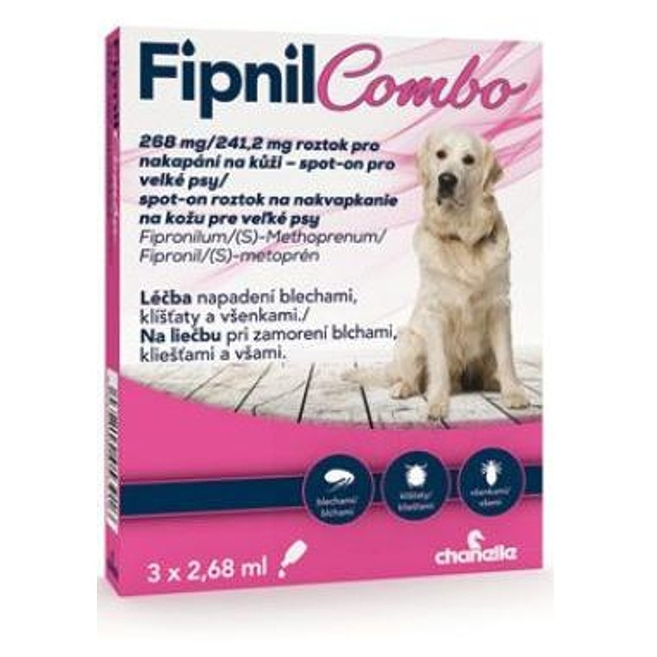 FIPNIL Combo 268/241,2mg L Dog Spot-on 3x2,68ml