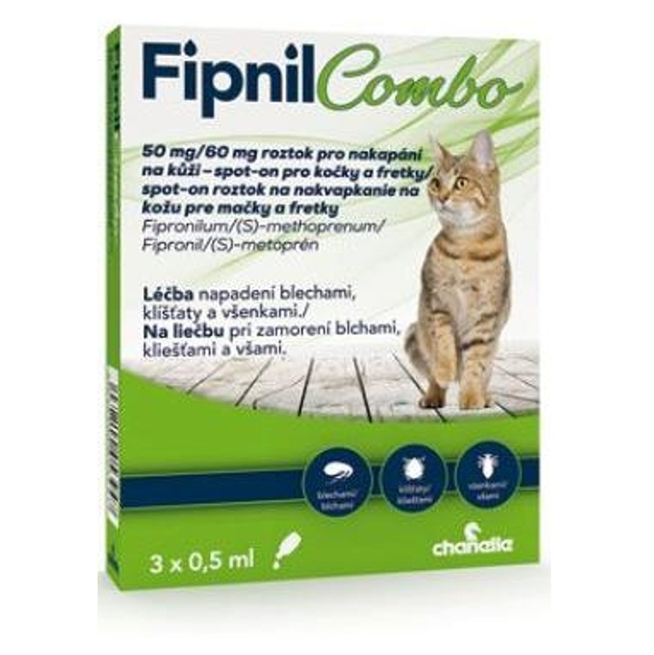 Levně FIPNIL Combo 50/60mg Cat Spot-on 3x0,5ml