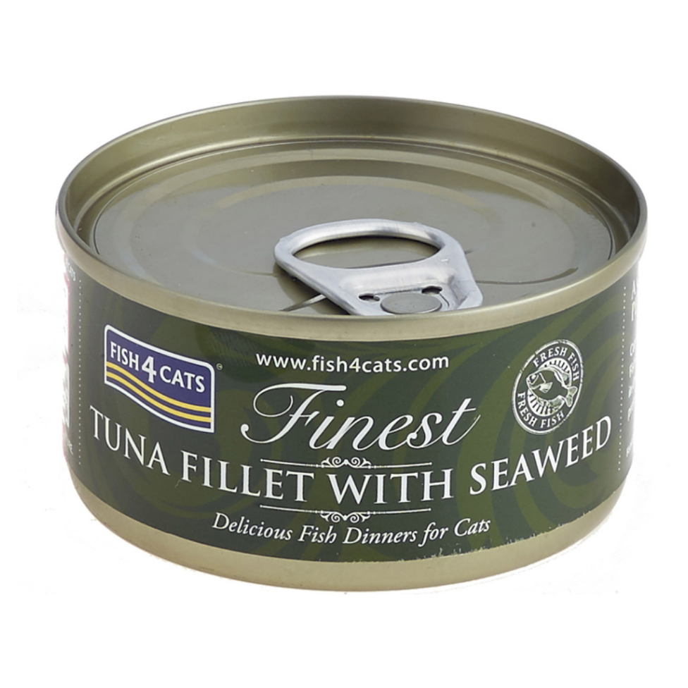 E-shop FISH4CATS Finest tuňák s mořskými řasami konzerva pro kočky 70 g