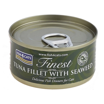 FISH4CATS Finest tuňák s mořskými řasami konzerva pro kočky 70 g