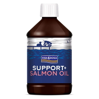 FISH4DOGS Lososový olej pro psy Support+ 500 ml
