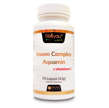 FIT4YOU Imuno complex aquamin s vitamínem C 70 kapslí, expirace
