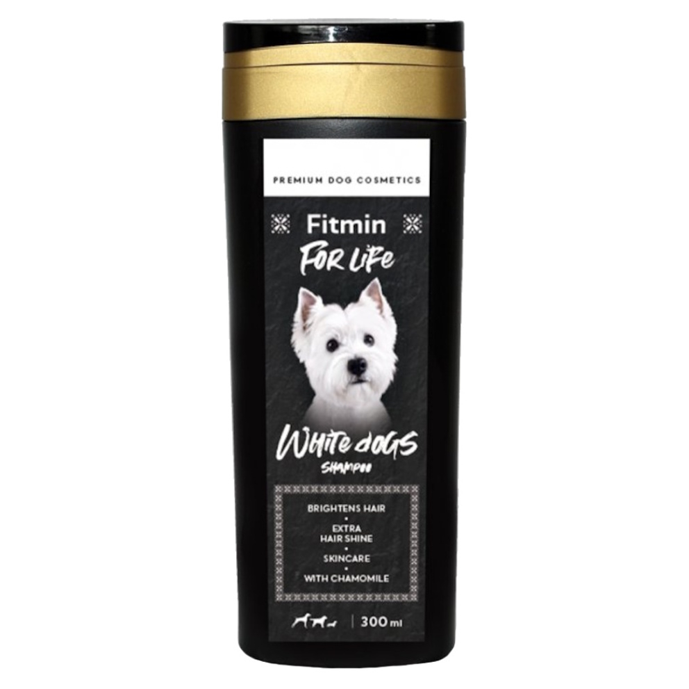 E-shop FITMIN Shampoo White dogs Šampon pro psy s bílou srstí 300 ml