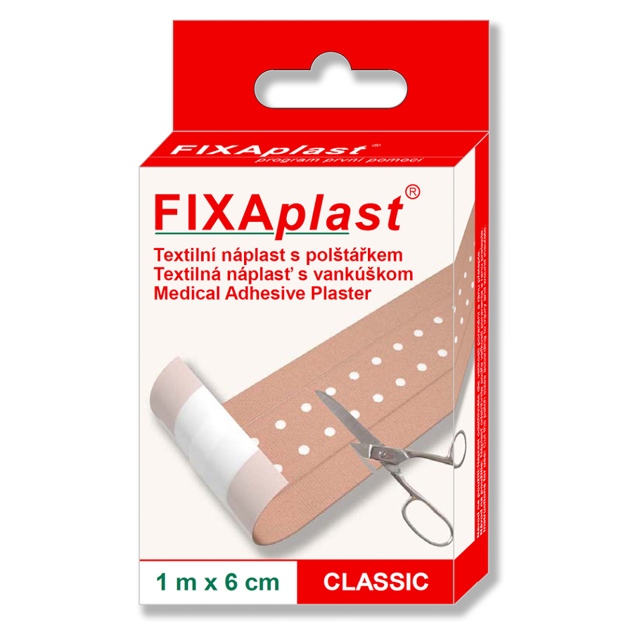 Levně FIXAPLAST Classic nedělená s polštářkem 1m x 6cm