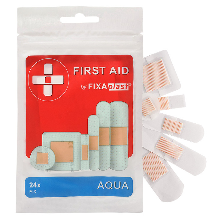 Levně FIXAplast First aid aqua náplast mix 24 kusů