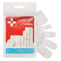 FIXAplast First aid kid sensitive náplast mix 24 kusů