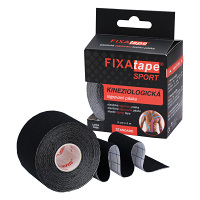FIXAPLAST Fixatape sport standard tejpovací páska 5 cm x 5m černá 1 ks