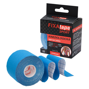 FIXAPLAST Fixatape sport standard tejpovací páska 5 cm x 5 m modrá 1 kus (Tejpy)