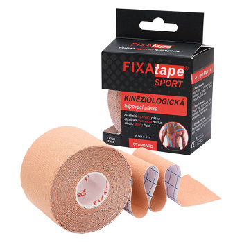 FIXAPLAST Fixatape sport standard tejpovací páska 5 cm x 5m tělová 1 kus (Tejpy)