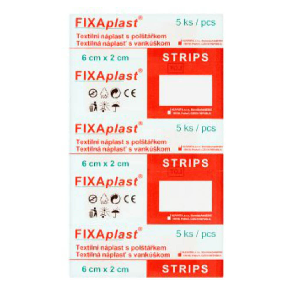 E-shop FIXAPLAST Strip Náplast 6 x 2 cm 5 kusů