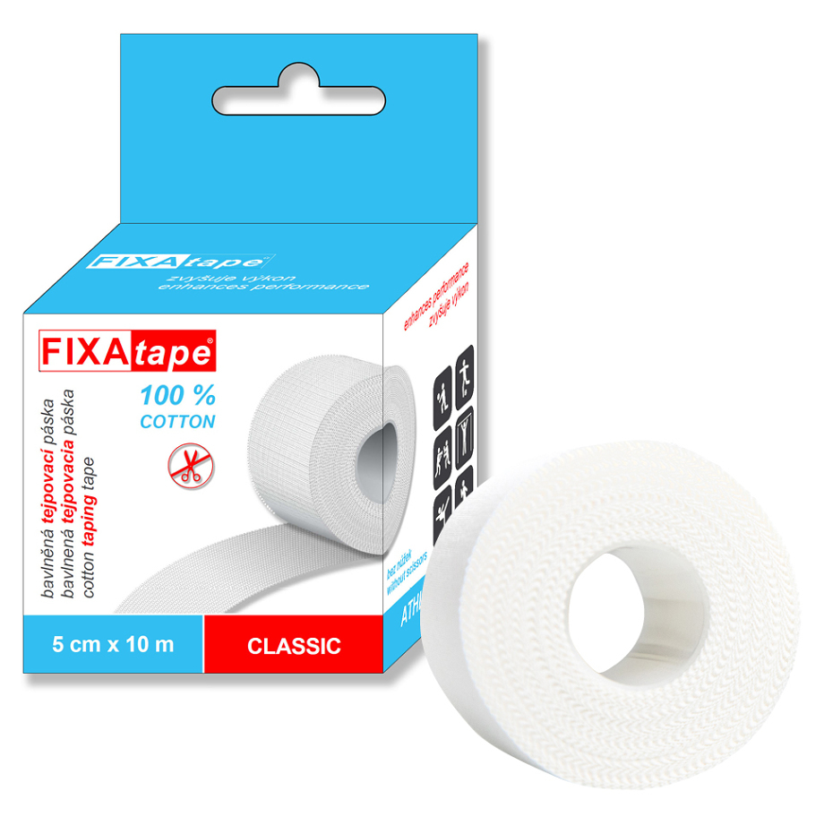 Levně FIXAPLAST Fixatape classic tejpovací páska 5 cm x 10 m 1ks