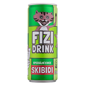 FIZI Drink limonáda s příchuti jablka Skibidi 250 ml (Minerálky a vitamínové vody)