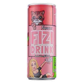 FIZI Drink limonáda s příchutí liči 250 ml (Minerálky a vitamínové vody)