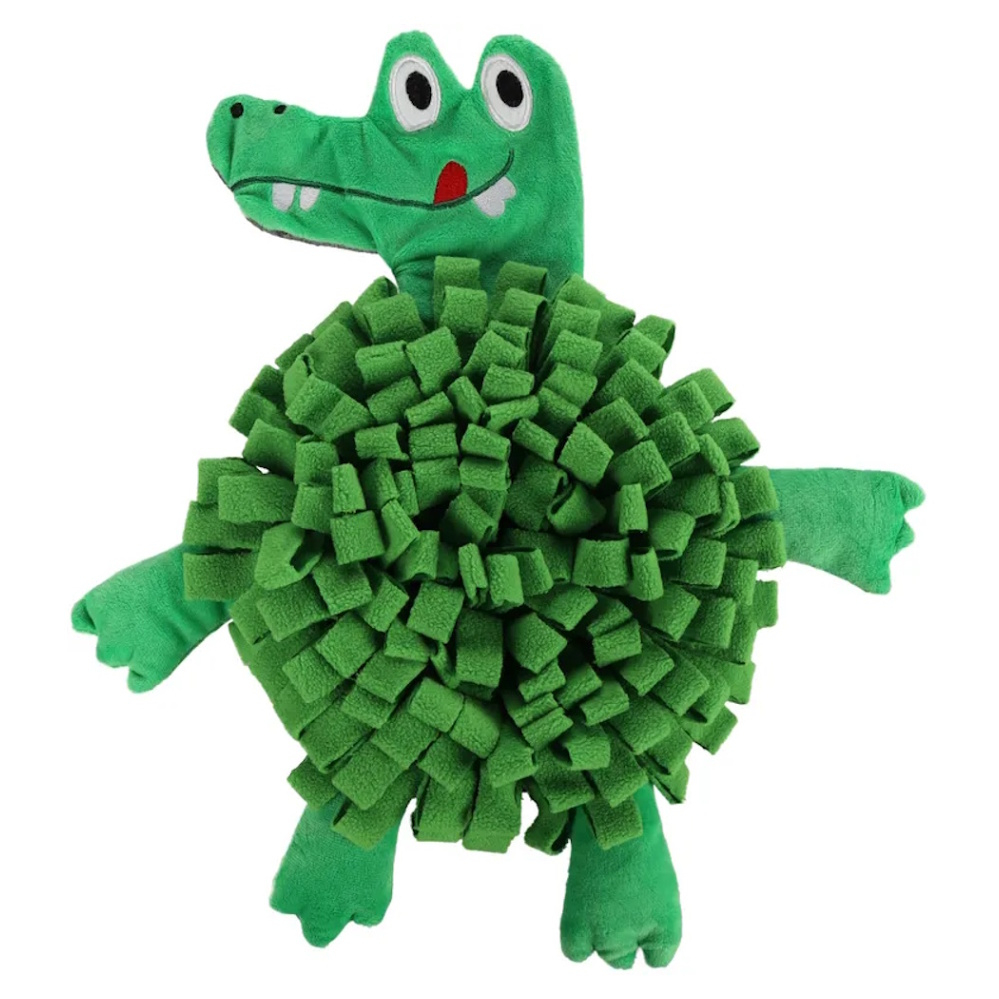 Levně FLAMINGO Čmuchací kobereček Krokodýl zelená 1 ks