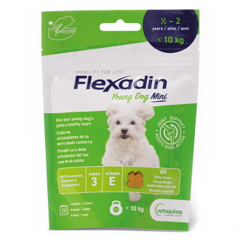 FLEXADIN Young Dog Mini 60 žvýkacích tablet