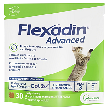 FLEXADIN Advanced pro kočky 30 tablet (Veterinární výživové doplňky na klouby pro kočky)