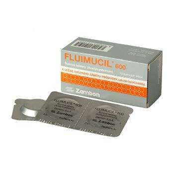 FLUIMUCIL 600  10X600MG Šumivé tablety