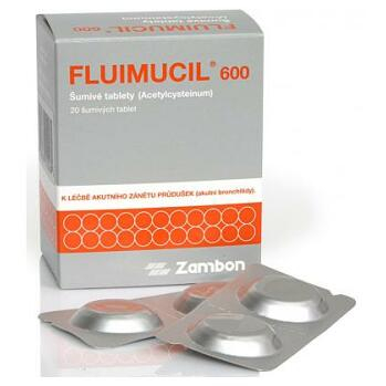 FLUIMUCIL 600 mg šumivé tablety 20 ks